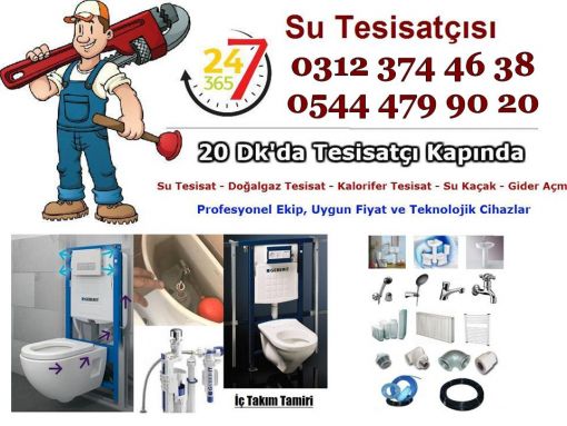 Yenimahalle tesisatçı 0312 374 46 38 su doğalgaz servisi